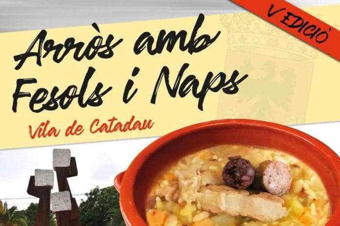 Cartel del concurso Arròs en Fesols i Naps Vila de Catadau