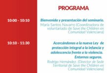 Programa del Seminario la Ley de Protección a la Infancia y a la Adolescencia y creación de entornos seguros