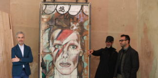 El Centre del Carme recibe el ‘David Bowie’ de Jesús Arrúe, el primer grafiti indultado en España